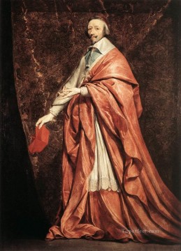  Philippe Oil Painting - Cardinal Richelieu II Philippe de Champaigne